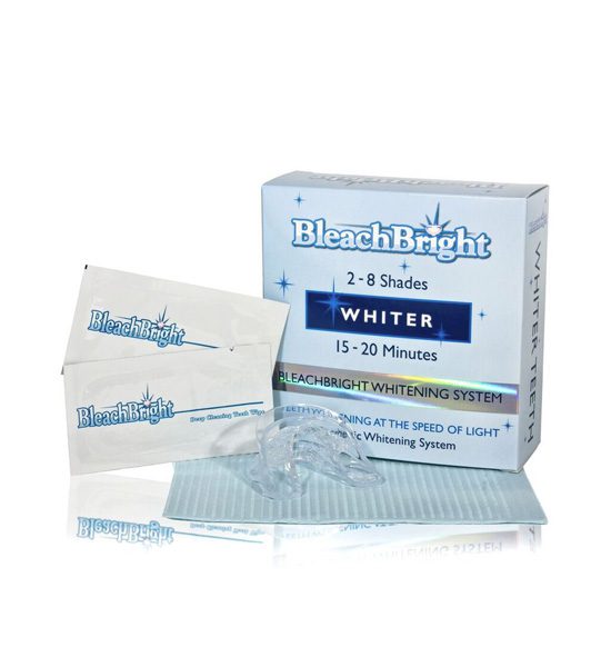 BB LED TRAY 2 A box of teeth whitening strips with instructions.